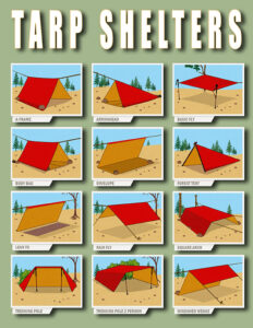 12 survival Tarps