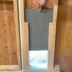 self locking chicken coop pop door